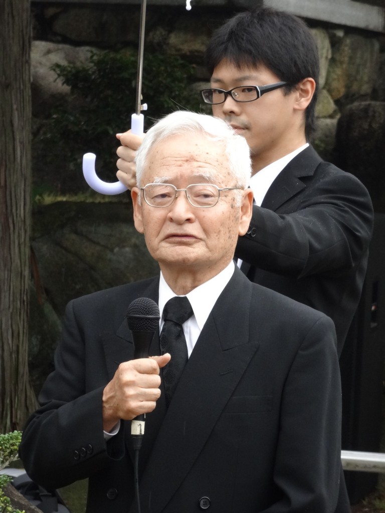 写真７ 遺族代表 眞下芳夫氏
